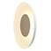 Koncept Ramen Wall Sconce 12" (White Oak) w/ 24" back dish (White)