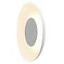 1_Koncept Ramen Wall Sconce 12" (White) w/ 24" back dish (White)