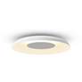 2_Koncept Ramen Wall Sconce 12" (White) w/ 24" back dish (White) more views
