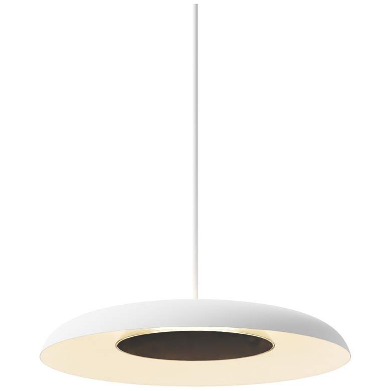 Image 3 Koncept Ramen Wall Sconce 9" (Black) w/ 18" back dish (White) more views
