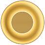 1_Koncept Ramen Wall Sconce 9" (Brass) w/ 18" back dish (Blk w/ Gold Inter.)
