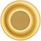 Koncept Ramen Wall Sconce 9" (Brass) w/ 18" back dish (Blk w/ Gold Inter.)