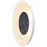 2_Koncept Ramen Wall Sconce 9" (Charcoal Felt) w/ 18" back dish (White) more views