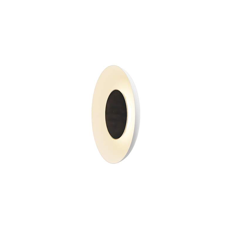 Image 6 Koncept Ramen Wall Sconce 9" (Black) w/ 18" back dish (White) more views