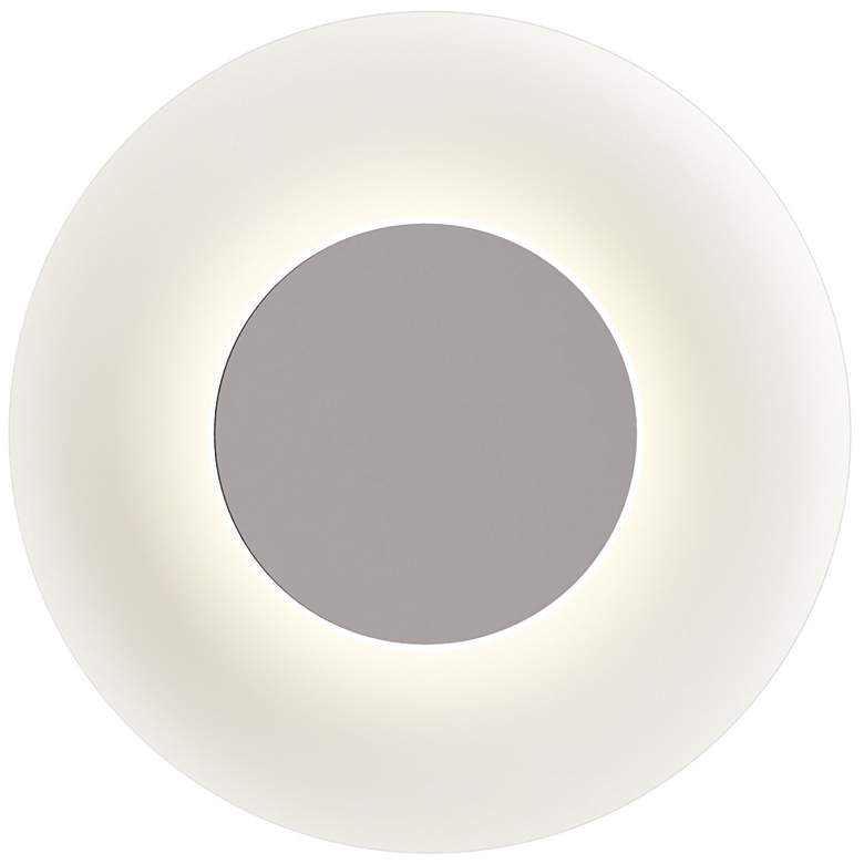 Image 1 Koncept Ramen Wall Sconce 9" (Brushed Nickel) w/ 18" back dish (W