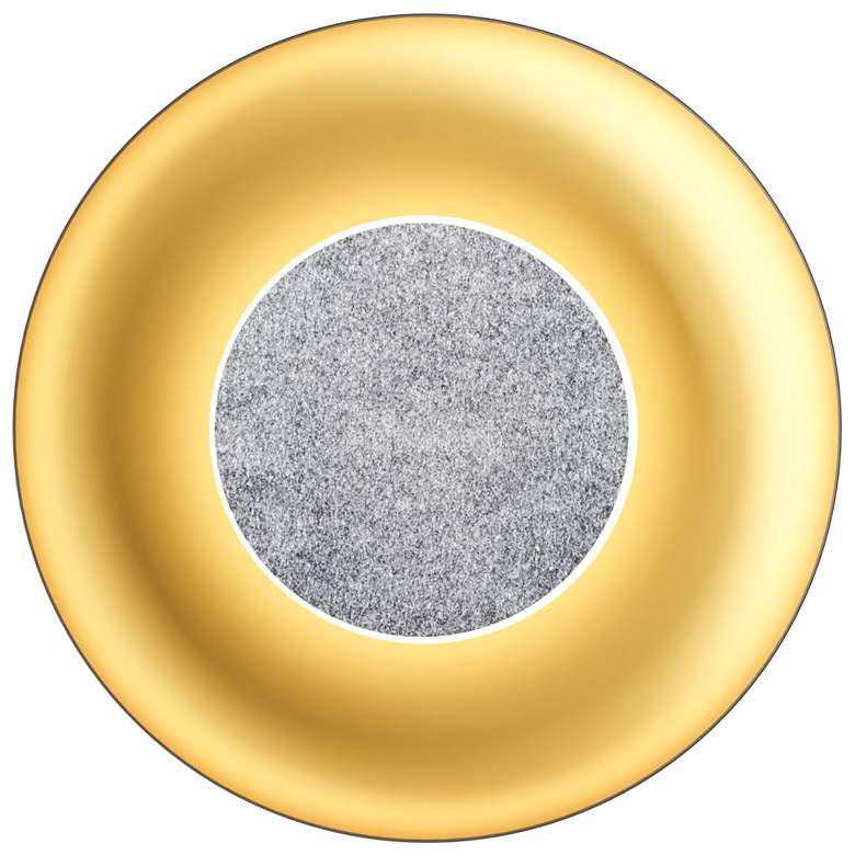 Image 1 Koncept Ramen Wall Sconce 9" (Charc.l Felt) w/ 18" back dish (Bk