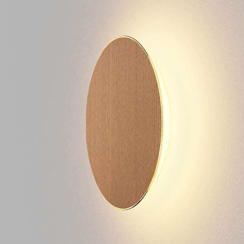 Image 1 Koncept Ramen Wall Sconce, 9", White Oak