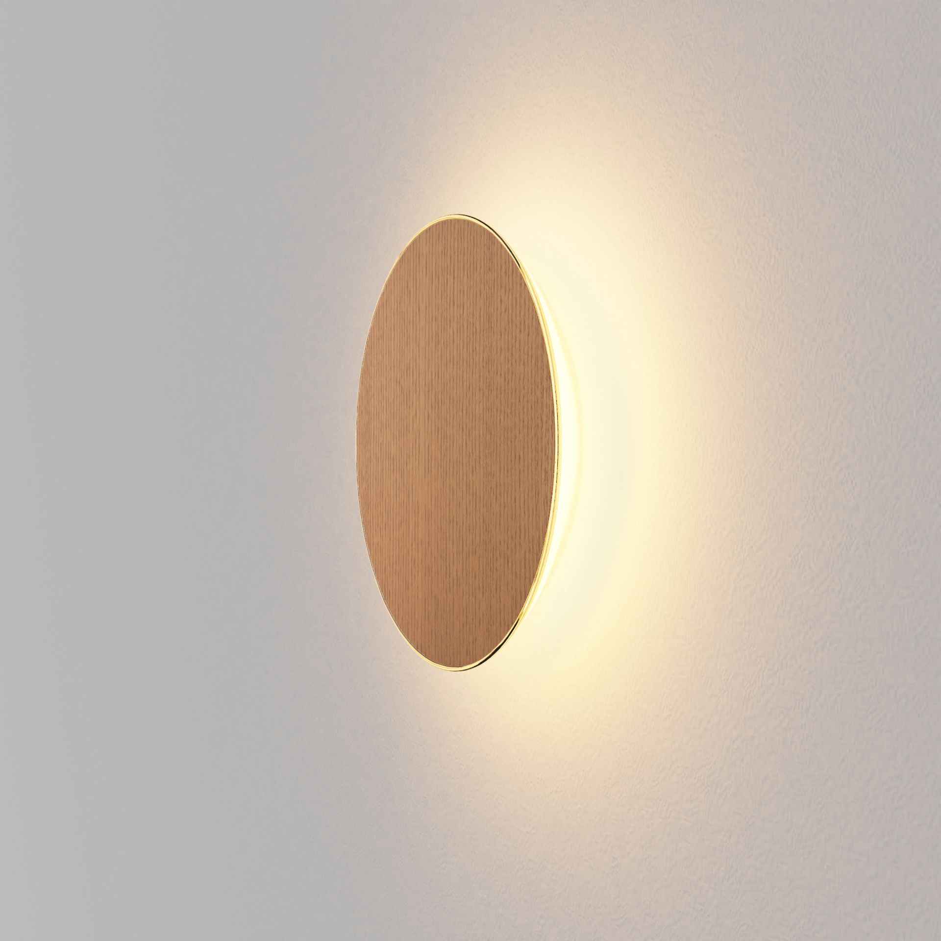 Image 2 Koncept Ramen Wall Sconce, 9", White Oak more views