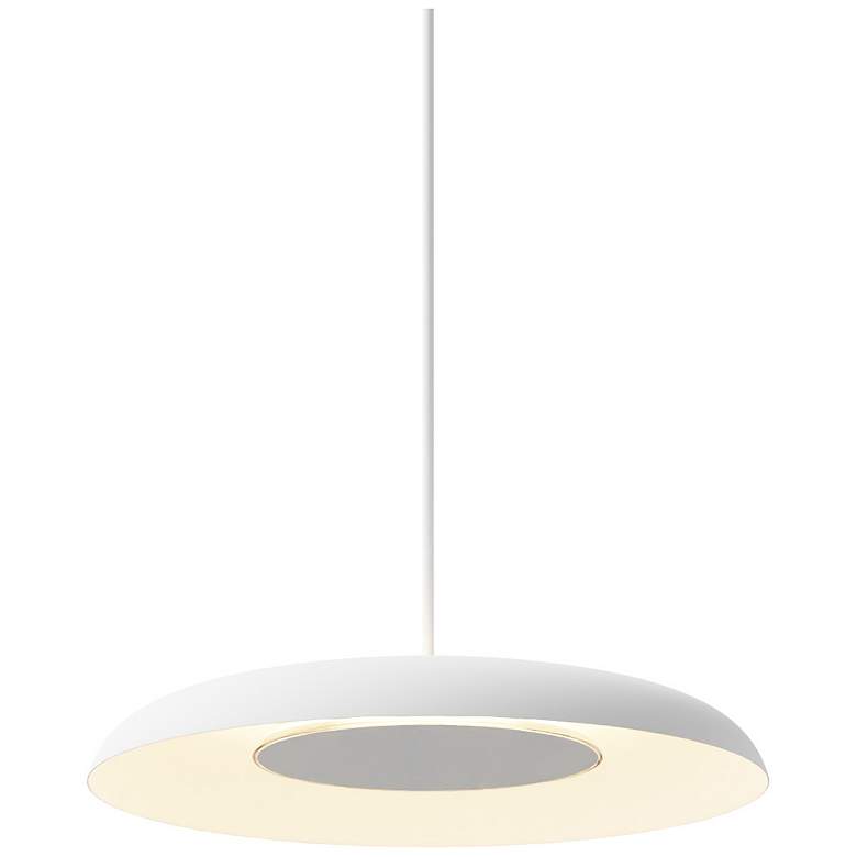 Image 3 Koncept Ramen Wall Sconce 9" (Paintable White) w/ 18" back dish (White) more views