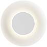 1_Koncept Ramen Wall Sconce 9" (White) with 18" back dish (White)