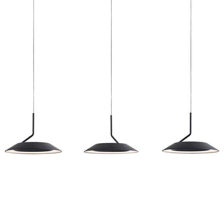 Image 2 Koncept Royyo 44" Wide Matte Black 3-Light Linear Pendant