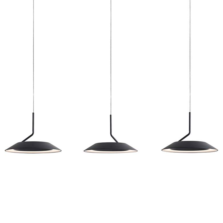 Image 2 Koncept Royyo 44 inch Wide Matte Black 3-Light Linear Pendant