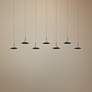 Thumbnail1 of Koncept Royyo 44" Wide Matte Black 7-Light Linear Pendant