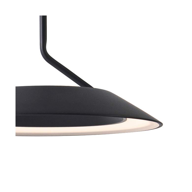 Image 3 Koncept Royyo 44" Wide Matte Black Modern 7-Light Linear Pendant more views