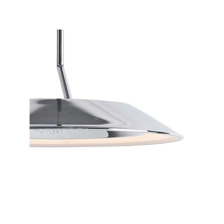 Image 3 Koncept Royyo 44"W Polished Nickel 3-Light Linear Pendant more views
