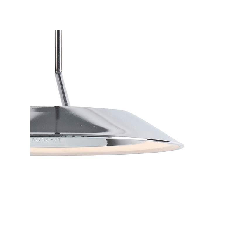 Image 3 Koncept Royyo 44"W Polished Nickel 5-Light Linear Pendant more views