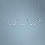 Thumbnail1 of Koncept Royyo 44"W Polished Nickel 7-Light Linear Pendant