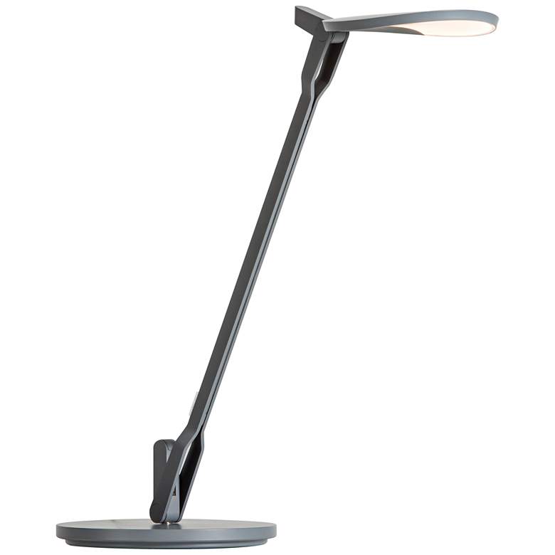 Image 1 Koncept Splitty 17" Matte Gray LED Modern Desk Lamp with USB Port