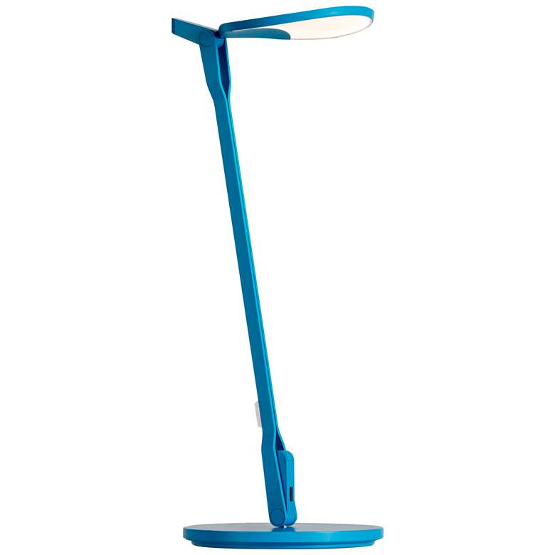 Image 1 Koncept Splitty 17 inch Matte Pacific Blue Modern LED USB Desk Lamp