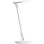Koncept Splitty 17" Matte White LED Modern Desk Lamp with USB Port