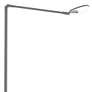 3_Koncept Splitty 45 1/4" Matte Gray Modern LED Floor Lamp with USB Port more views