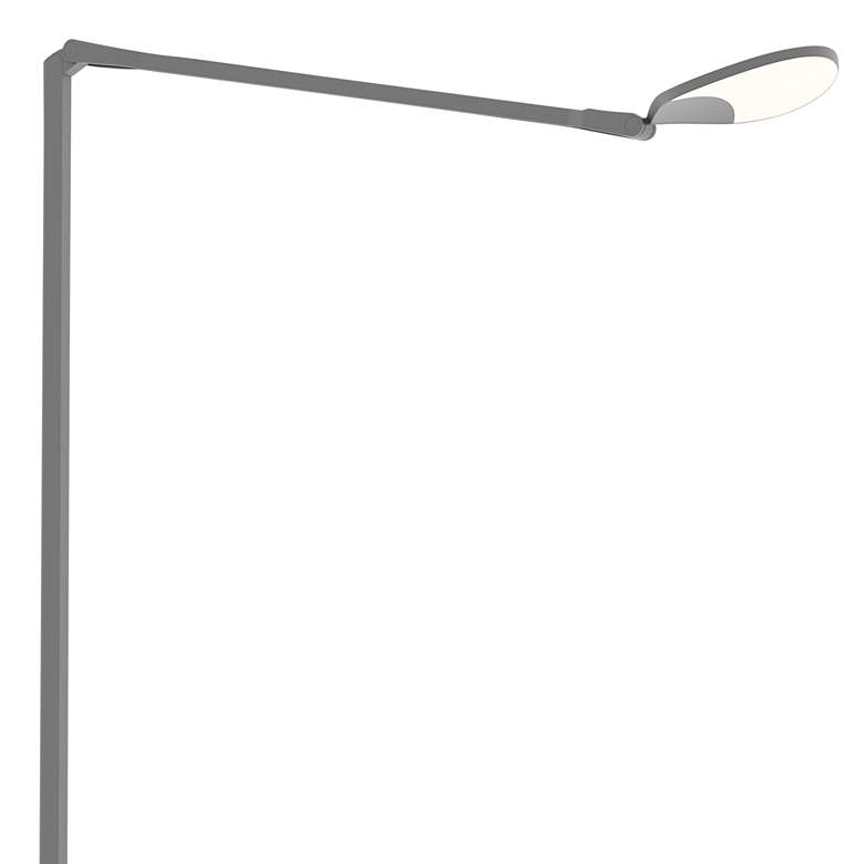 Koncept Splitty Matte Gray Modern LED Floor Lamp with USB Port more views
