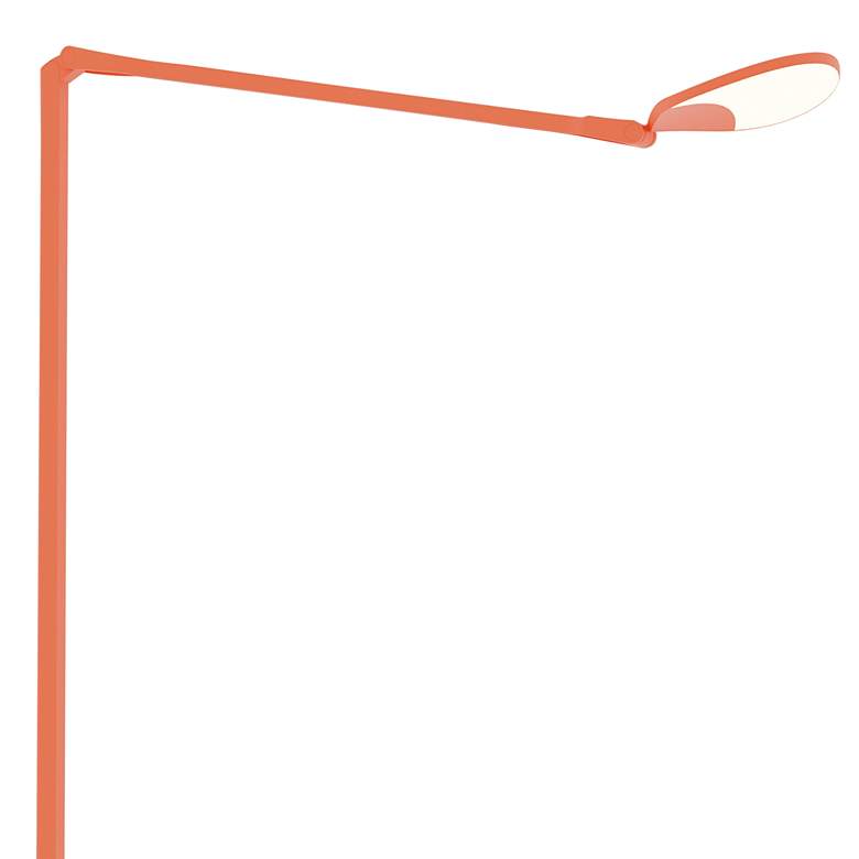 Image 3 Koncept Splitty Matte Orange Modern LED Floor Lamp with USB Port more views