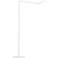 Koncept Splitty Matte White Modern LED Floor Lamp with USB Port
