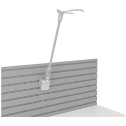 Koncept Splitty Pro Gen 2 (Silver) Desk Lamp with Slatwall Mount