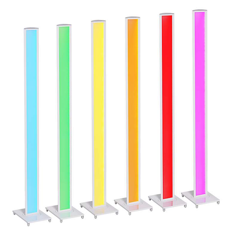 Image 3 Koncept Tono 48 1/2 inch High Color Changing Contemporary LED Floor Lamp more views