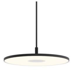 Koncept Yurei 14" Wide Black Finish No Shade Single LED Pendant Light