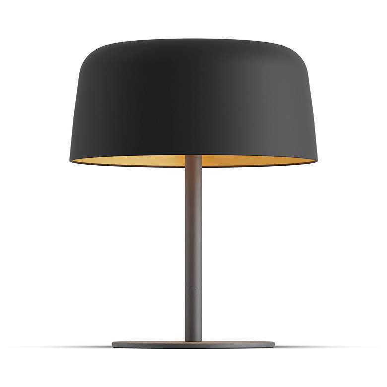 Image 2 Koncept Yurei 22" High Modern LED Black Dome Table Lamp more views