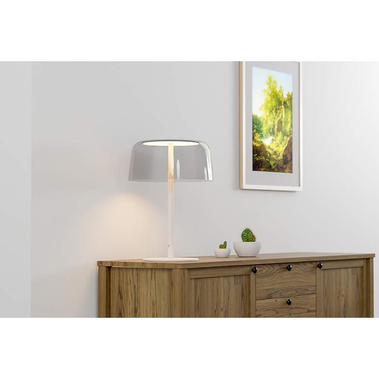Image 4 Koncept Yurei 22" High Modern LED Black Dome Table Lamp more views
