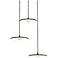 Koncept Yurei 30" Wide Matte Black 3-Light LED Pendant
