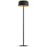 1_Koncept Yurei 58" High Black Finish Modern LED Floor Lamp