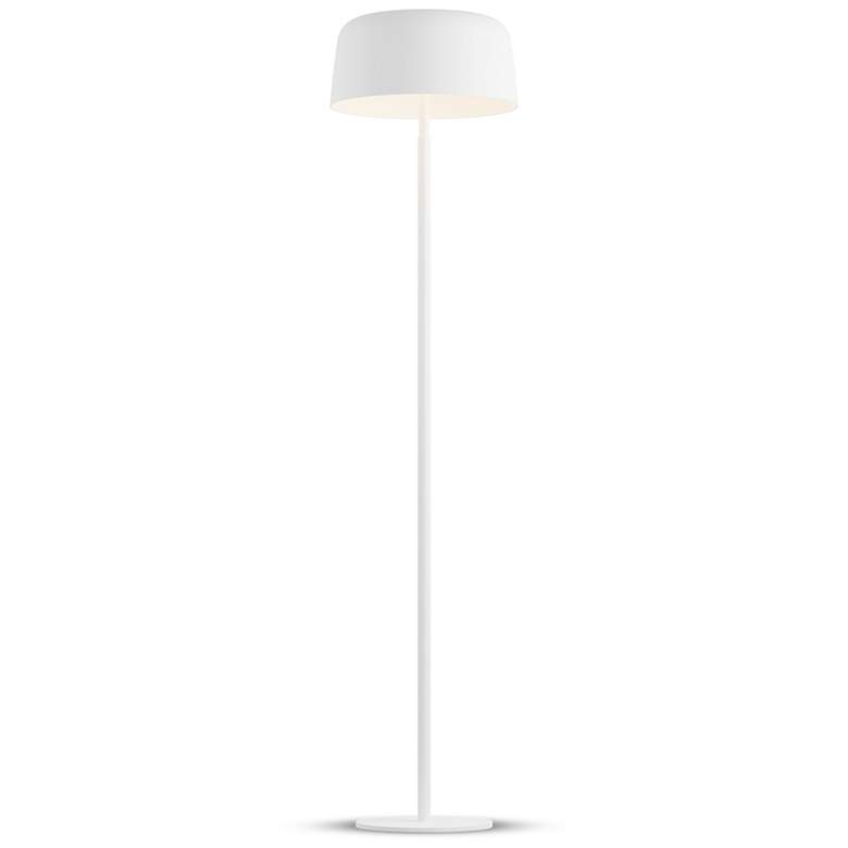 Image 1 Koncept Yurei 58" High White Finish Modern LED Floor Lamp