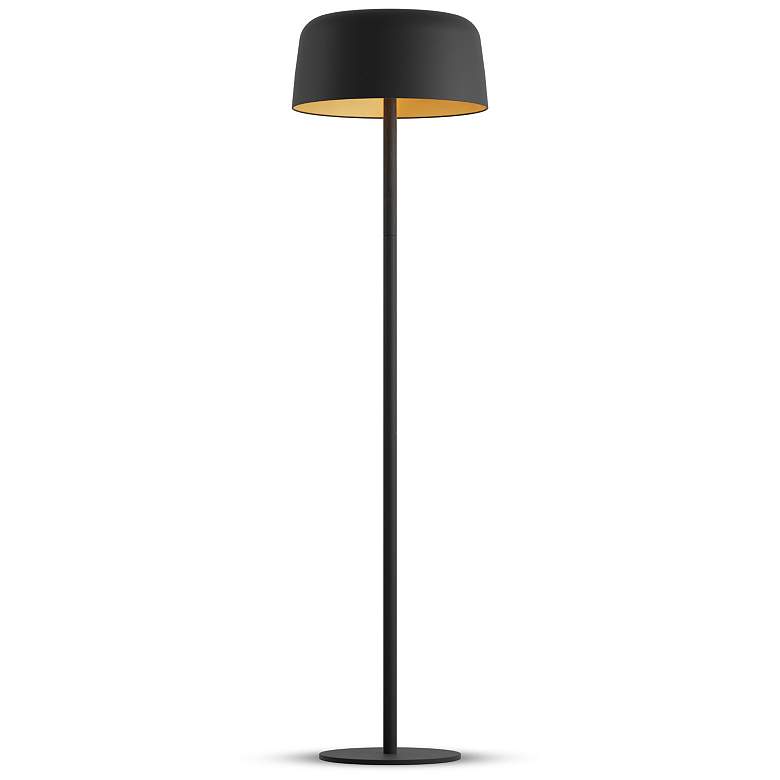 Image 3 Koncept Yurei 58" Modern LED Matte Black Shade Black Finish Floor Lamp more views