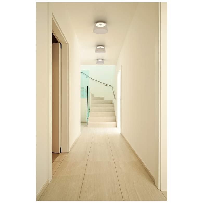 Image 3 Koncept Yurei Circular 3 Pendant Lamp Black w 14" Shade Tea Brown more views