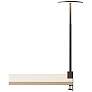 1_Koncept Yurei Co-Working 22" High Black Finish Clamp-On Lamp