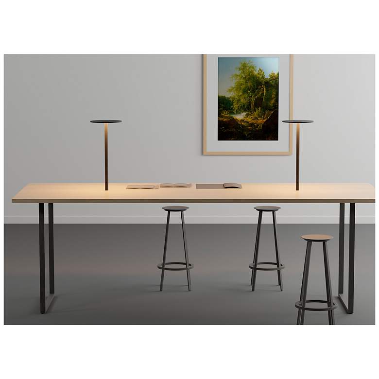 Image 3 Koncept Yurei Co-Working 22" High Black Finish Clamp-On Lamp more views