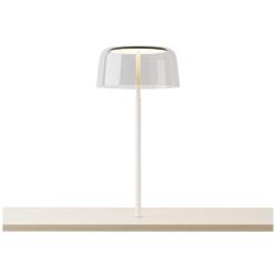 Koncept Yurei Co-Working Lamp White  w 14" Shade Clear