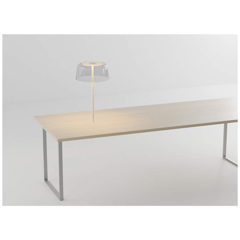Image 4 Koncept Yurei Co-Working Lamp White w 14" Shade Clear more views