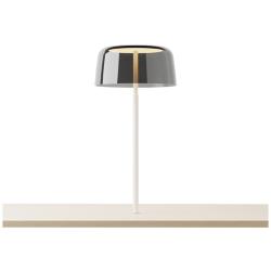 Koncept Yurei Co-Working Lamp White  w 14" Shade Dark Gray