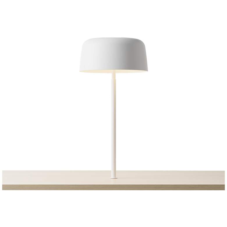 Image 1 Koncept Yurei Co-Working Lamp White w 14" Shade White