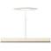 Koncept Yurei Co-Working Lamp White w Acoustic Shade Light Marble