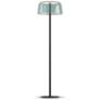 2_Koncept Yurei Floor Lamp Black w 14" Shade Blue more views