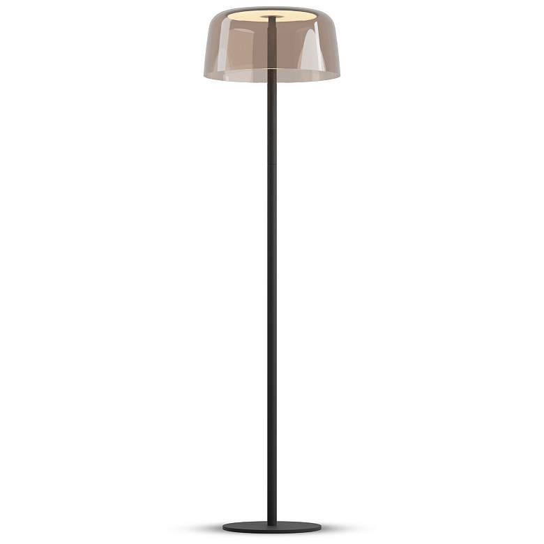 Image 2 Koncept Yurei Floor Lamp Black w 14" Shade Tea more views