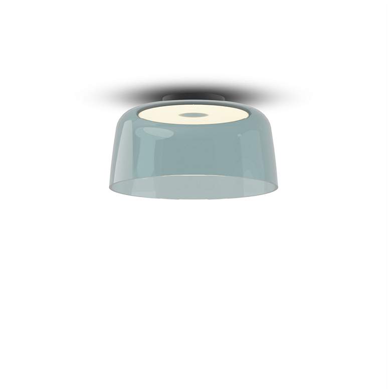 Image 2 Koncept Yurei Single Pendant Lamp Black w 14" Shade Blue more views