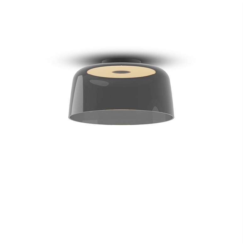 Image 2 Koncept Yurei Single Pendant Lamp Black w 14" Shade Dark Gray more views