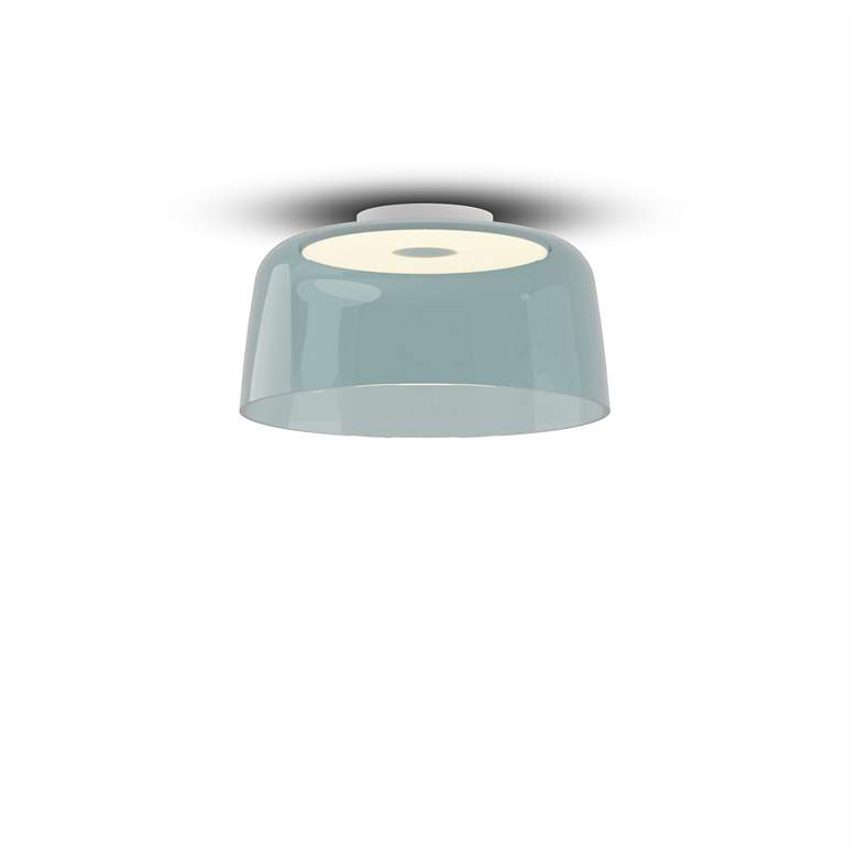 Image 2 Koncept Yurei Single Pendant Lamp White w 14" Shade Blue more views